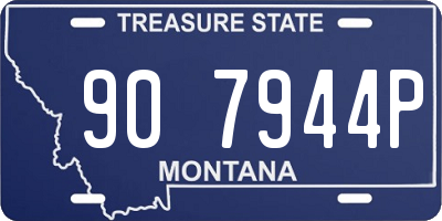 MT license plate 907944P