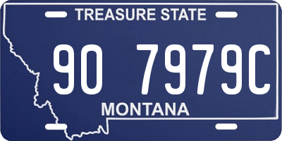 MT license plate 907979C
