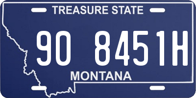 MT license plate 908451H