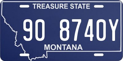 MT license plate 908740Y
