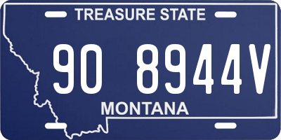 MT license plate 908944V