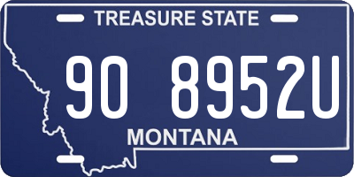 MT license plate 908952U