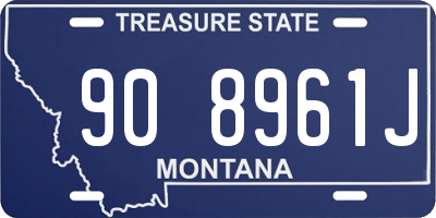 MT license plate 908961J