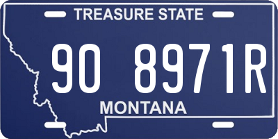 MT license plate 908971R