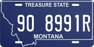 MT license plate 908991R