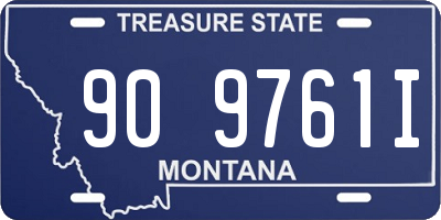 MT license plate 909761I
