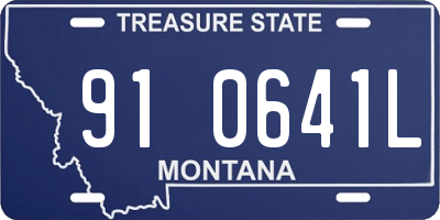 MT license plate 910641L