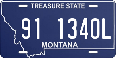 MT license plate 911340L