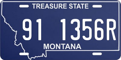 MT license plate 911356R