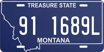 MT license plate 911689L