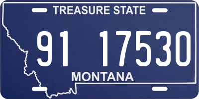 MT license plate 911753O