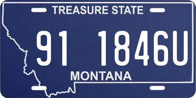 MT license plate 911846U
