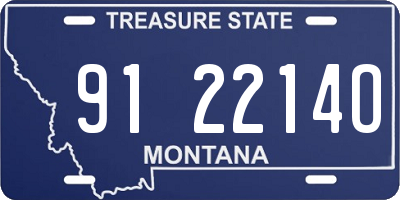 MT license plate 912214O
