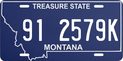 MT license plate 912579K
