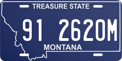 MT license plate 912620M