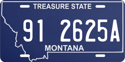 MT license plate 912625A