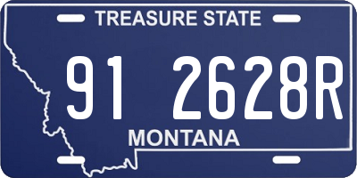 MT license plate 912628R