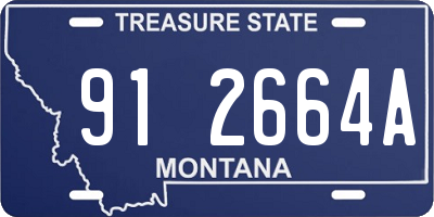 MT license plate 912664A