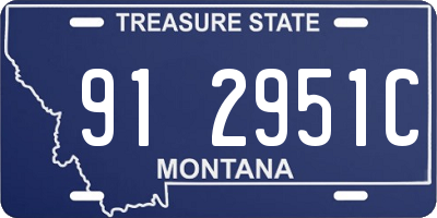 MT license plate 912951C
