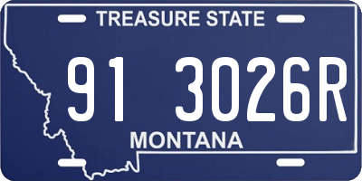 MT license plate 913026R