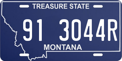 MT license plate 913044R