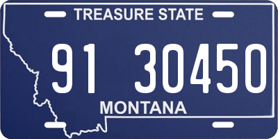 MT license plate 913045O