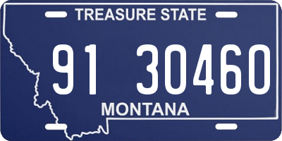 MT license plate 913046O