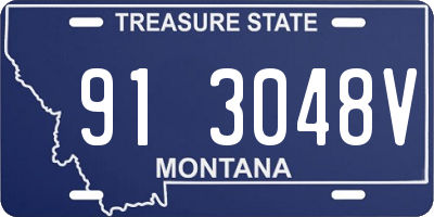 MT license plate 913048V