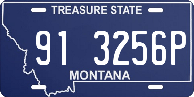 MT license plate 913256P