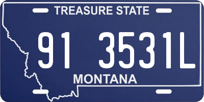MT license plate 913531L