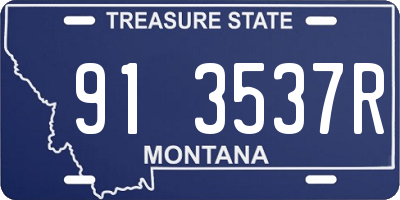 MT license plate 913537R