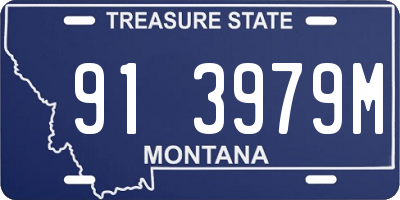 MT license plate 913979M