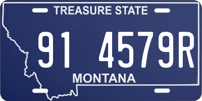 MT license plate 914579R