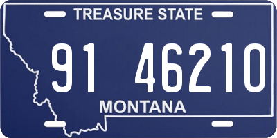 MT license plate 914621O