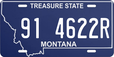 MT license plate 914622R