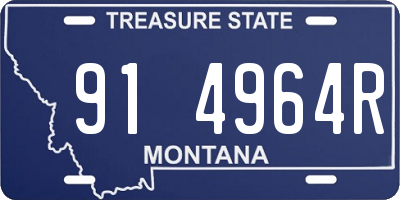 MT license plate 914964R