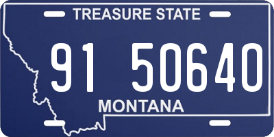 MT license plate 915064O