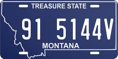 MT license plate 915144V
