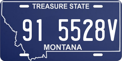 MT license plate 915528V