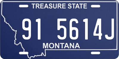 MT license plate 915614J