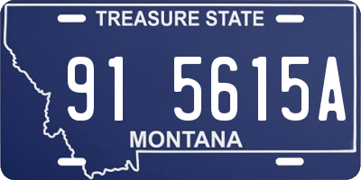 MT license plate 915615A