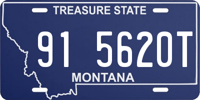 MT license plate 915620T
