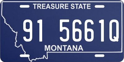 MT license plate 915661Q