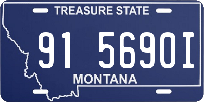 MT license plate 915690I