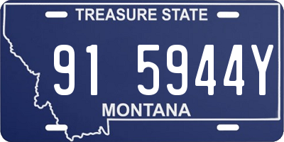 MT license plate 915944Y