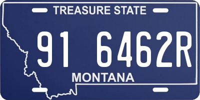 MT license plate 916462R