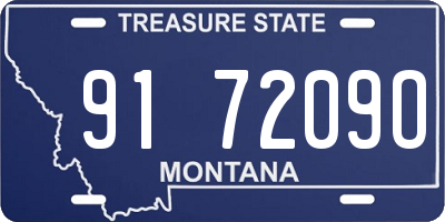 MT license plate 917209O