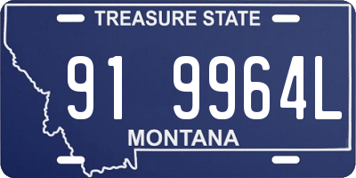 MT license plate 919964L