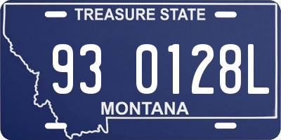 MT license plate 930128L