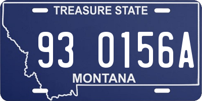 MT license plate 930156A